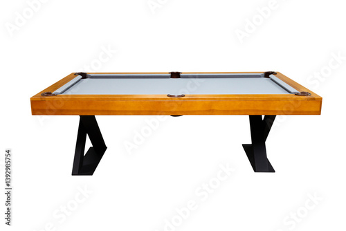 Billiards table. Billiard table isolated on white background.