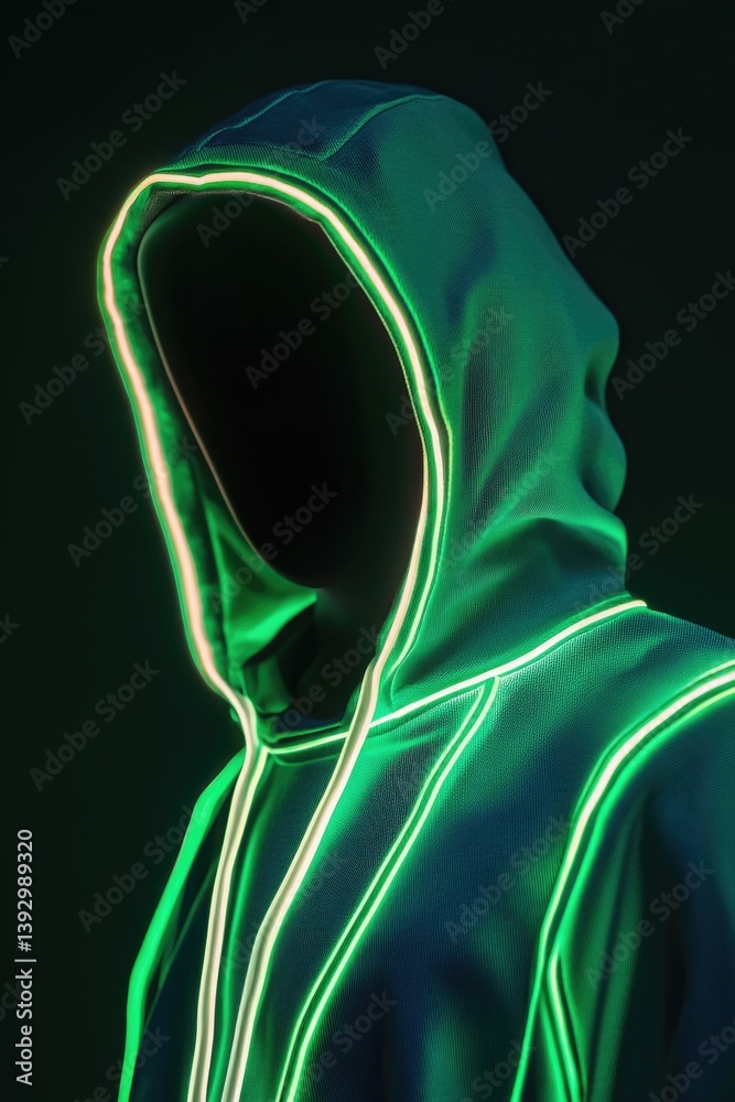 Person Wearing Neon Green Hoodie