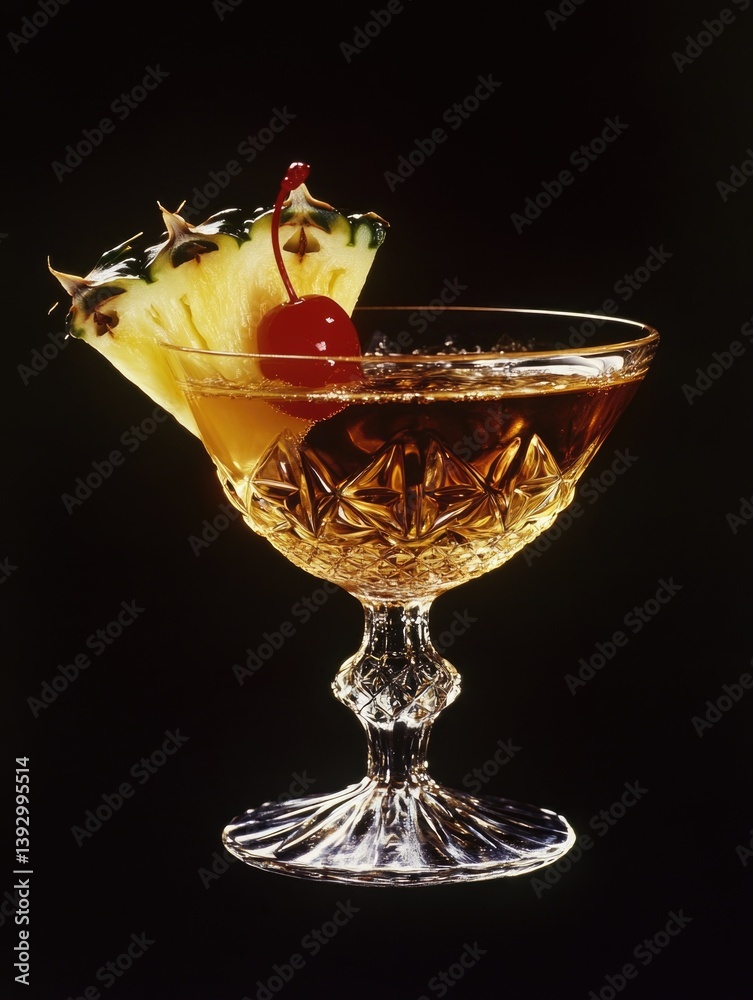 Pineapple Cocktail Glass