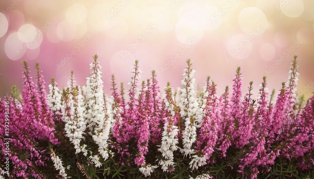 Naklejka premium 美しい花のクローズアップ、フォトジェニックなコピースペース