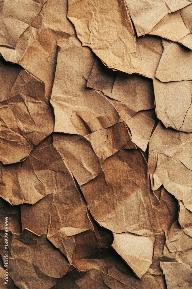 Brown Paper Close-Up
