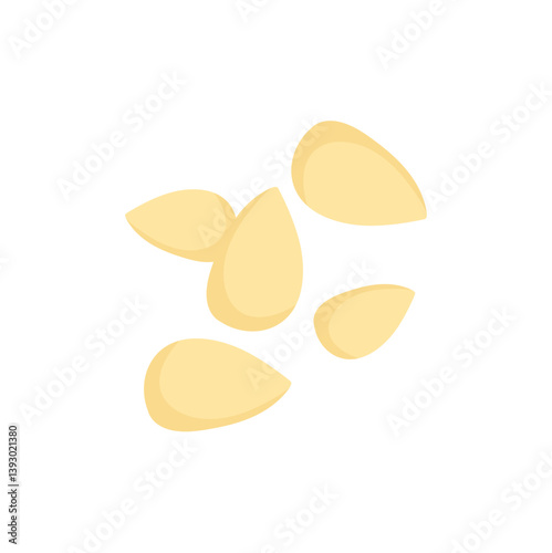 Pine nuts illustration 