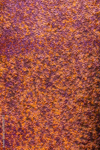 heavily rusted metal