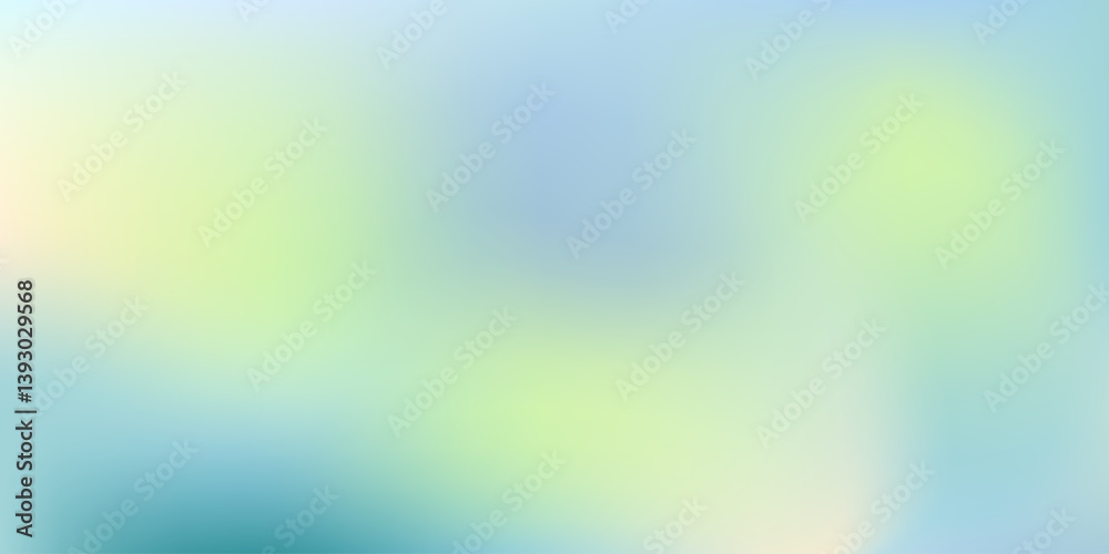 Obraz premium Abstract blurred background. Colorful spring, summer gradient. Blue, green colors. Soft defocused backdrop.