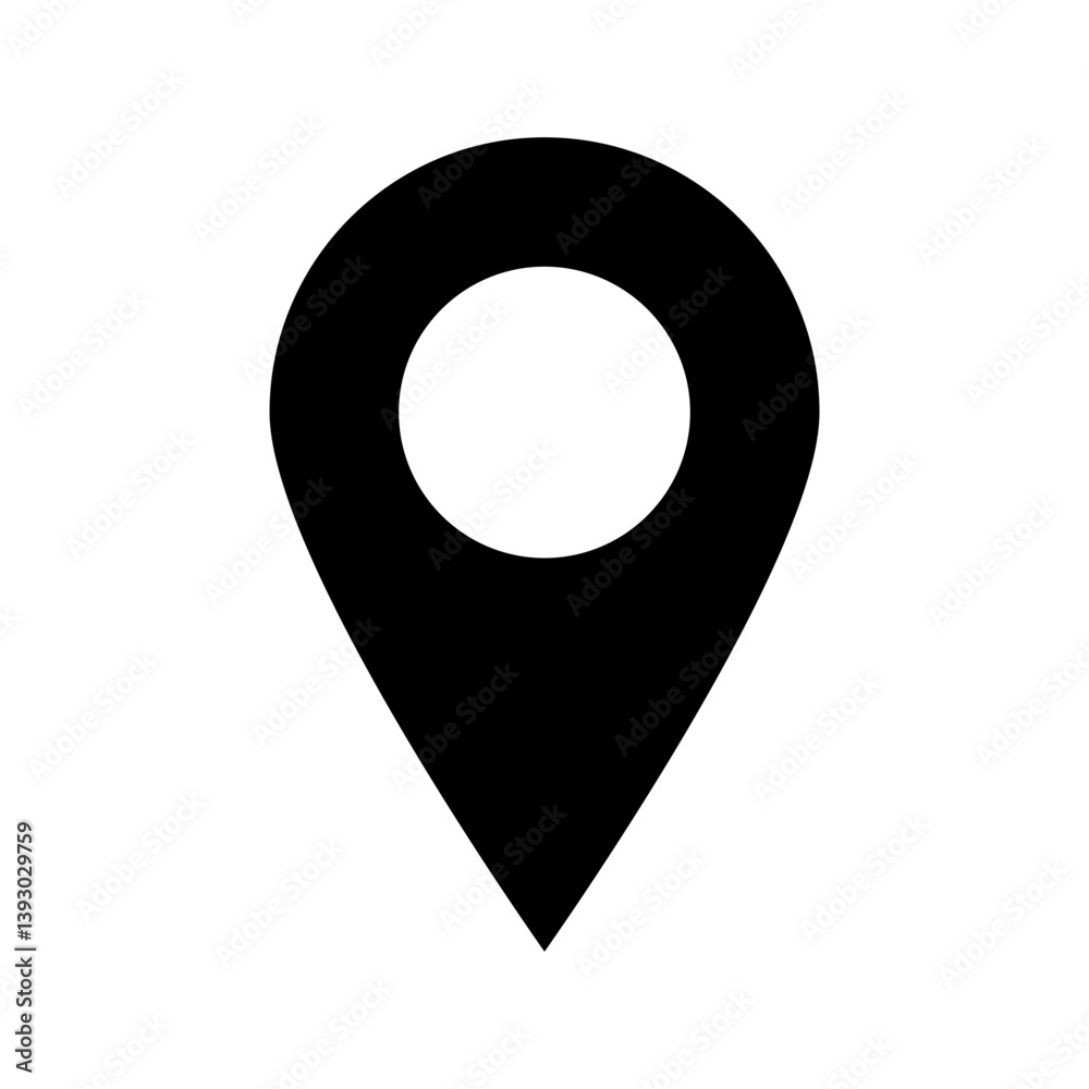Map location sign. A symbol that represents a specific place or point on a map. Map location sign. A symbol that represents a specific place or point on a map.