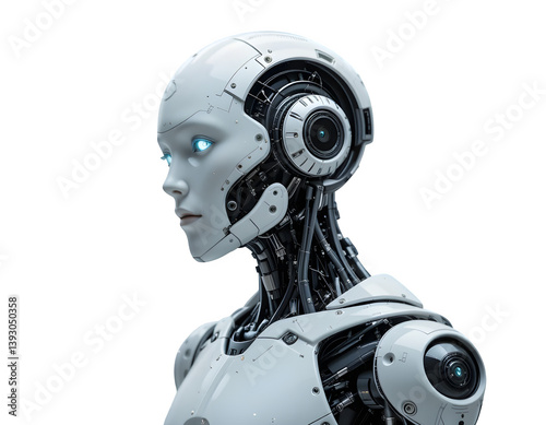 an advanced AI robot photo