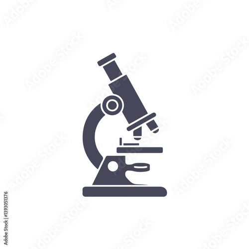 microscope isolated on white