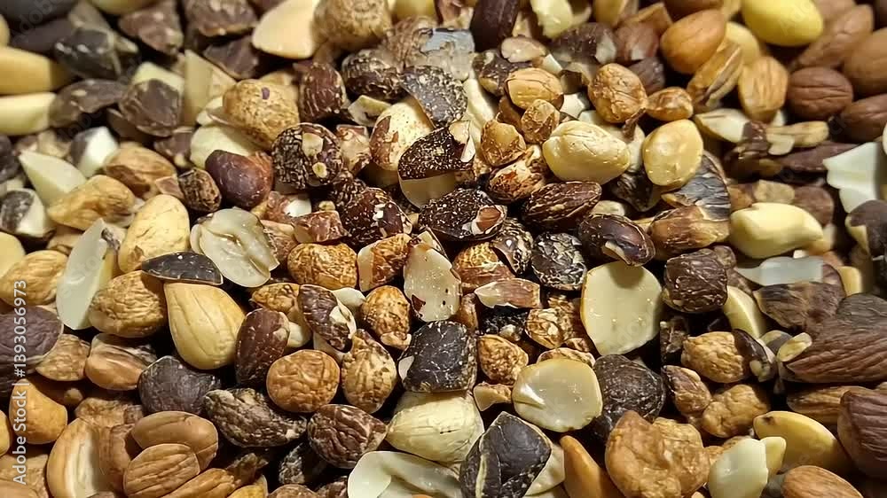 A close-up view of a diverse assortment of seeds scattered on a surface, showcasing their textures and colors A close-up view of a diverse assortment of seeds scattered on a surface, showcasing their textures and colors