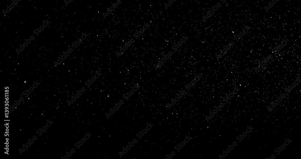 Natural Organic Dust Particles Floating On Black Background. Dynamic Dust Particles Randomly Float In Space. Shimmering Glittering Dust Particles With Bokeh. Slow motion on Black Background. Natural Organic Dust Particles Floating On Black Background. Dynamic Dust Particles Randomly Float In Space. Shimmering Glittering Dust Particles With Bokeh. Slow motion on Black Background.