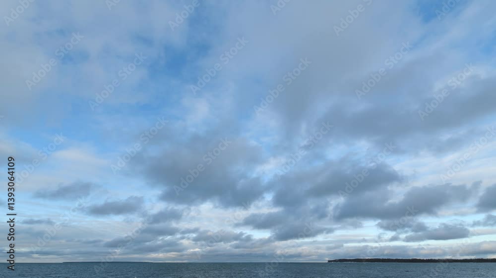 Timelapse video of a cloudy sky