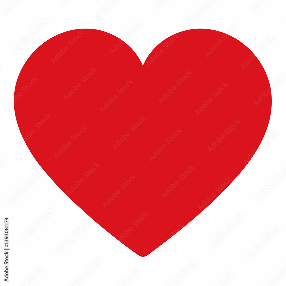 red heart on white background red heart on white background