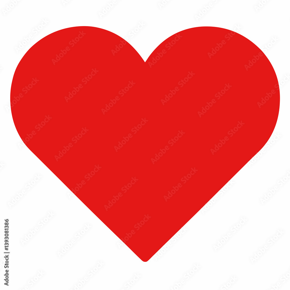red heart on white background red heart on white background