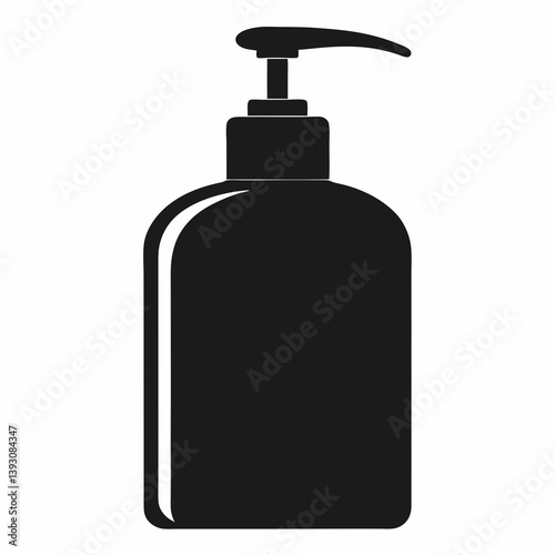 black plastic bottle