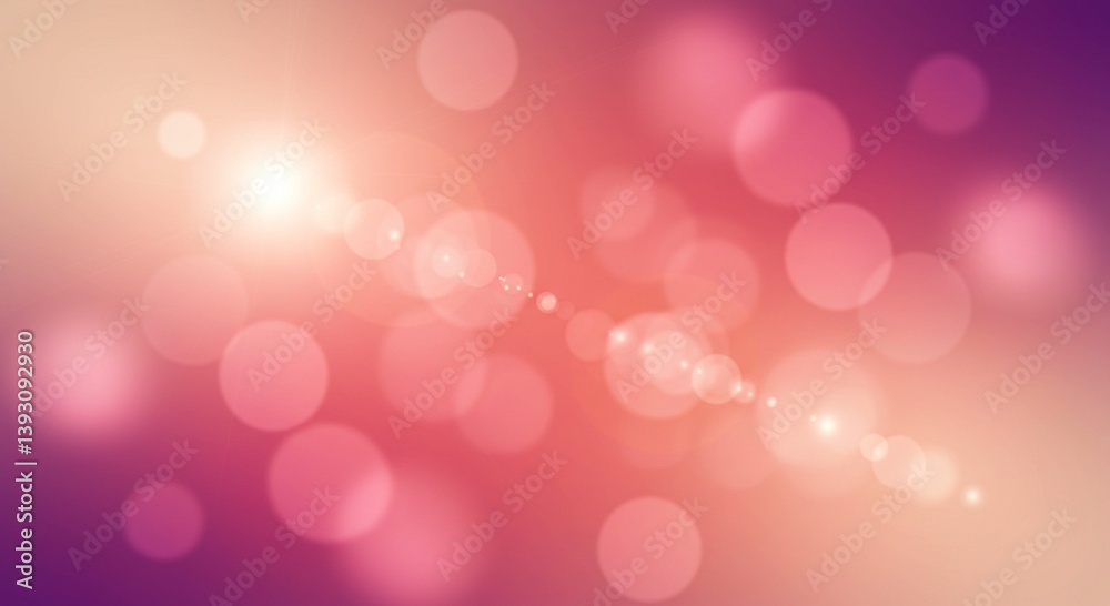 Abstract Pink and Orange Bokeh Background Soft Light Glowing Circles Blurred Lights Romantic Tender Abstract Pink and Orange Bokeh Background Soft Light Glowing Circles Blurred Lights Romantic Tender