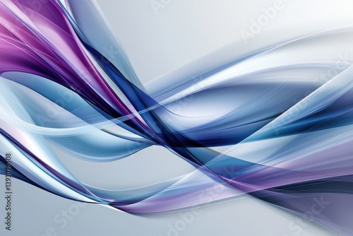 Abstract Flowing Colorful Waves with Soft Light and Gradient Effects