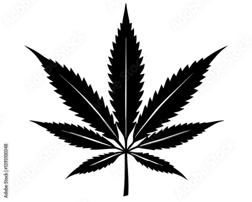 Marijuana Silhouette Vector Design, Marijuana SVG, Marijuana Icon