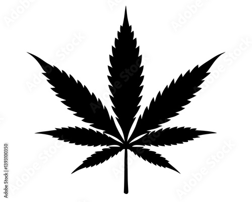 Marijuana Silhouette Vector Design, Marijuana SVG, Marijuana Icon