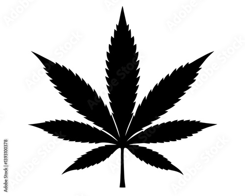 Marijuana Silhouette Vector Design, Marijuana SVG, Marijuana Icon