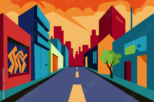road in the city