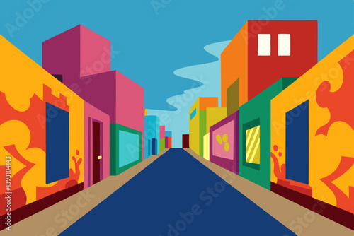 city street scene