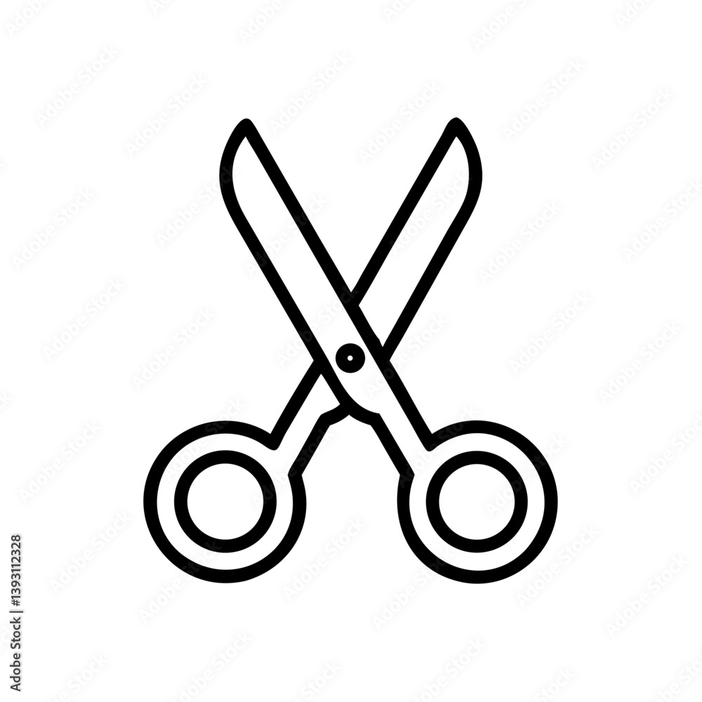 Scissors Icon for Creativity and Crafting Topics Scissors Icon for Creativity and Crafting Topics