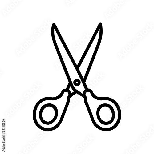Scissors Icon for Creativity and Crafting Topics