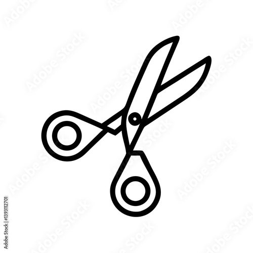 Scissors Icon for Creativity and Crafting Topics