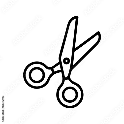 Scissors Icon for Creativity and Crafting Topics