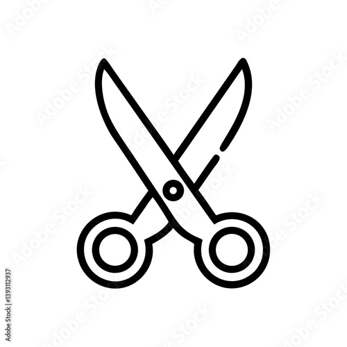 Scissors Icon for Creativity and Crafting Topics