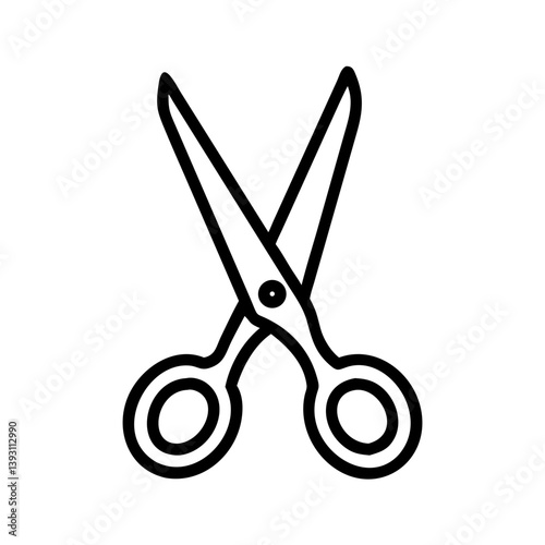 Scissors Icon for Creativity and Crafting Topics