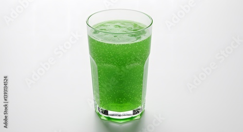 Wallpaper Mural Refreshing Glass of Green Vegetable Juice with Ice Torontodigital.ca