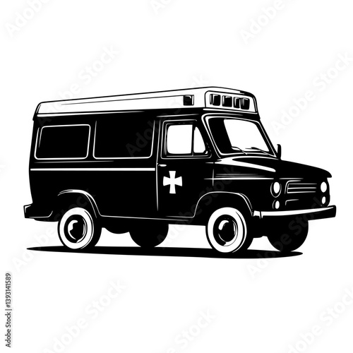 Ambulance vector design, Ambulance vector image