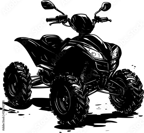 Quad Bike vector design, Quad Bike vector illustration