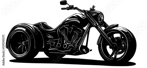 Trike, Motorcycle vector design, Trike, Motorcycle vector illustration