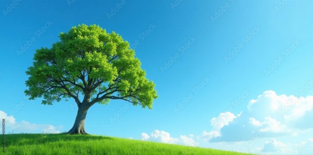 Serene blue sky, wispy cloud, lone tree branch , perspective, day, background Serene blue sky, wispy cloud, lone tree branch , perspective, day, background