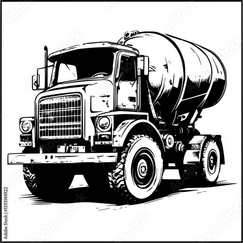 Cement mixer, Construction vehicle vector design, Cement mixer, Construction vehicle vector image