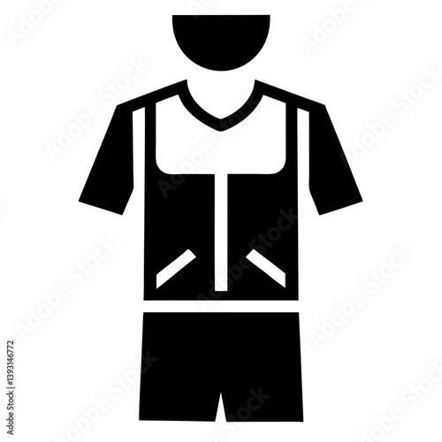Vector graphic of protective clothing set