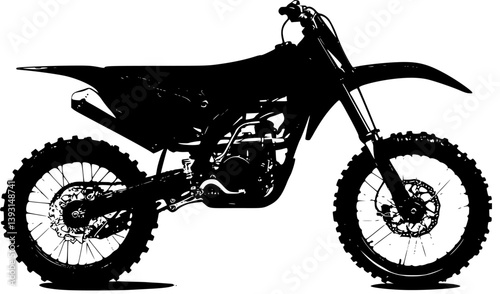 Dirt Bike vector design, Dirt Bike vector graphic
