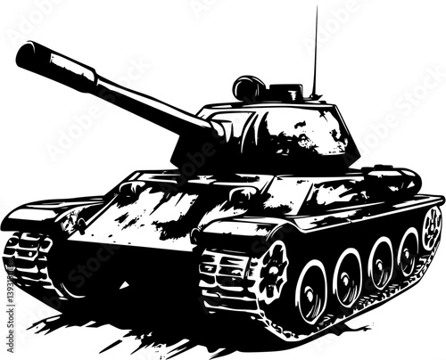 Tank vector design, Tank vector illustration