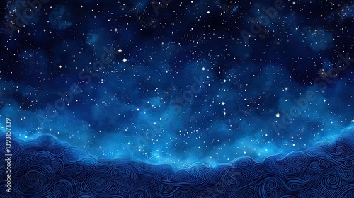 Matariki Day, traditional elements for Matariki Day, with a mystical and cultural feel