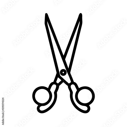 Scissors Icon for Creativity and Crafting Topics