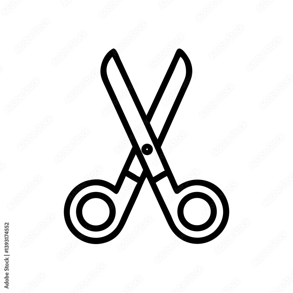Scissors Icon for Creativity and Crafting Topics Scissors Icon for Creativity and Crafting Topics