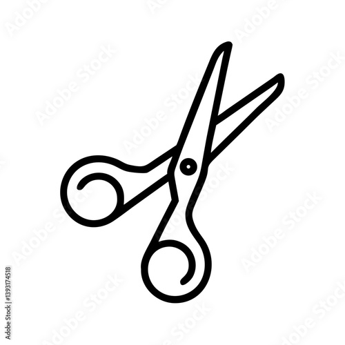 Scissors Icon for Creativity and Crafting Topics