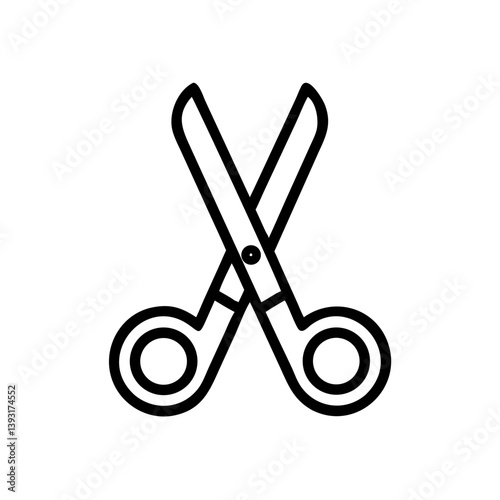 Scissors Icon for Creativity and Crafting Topics