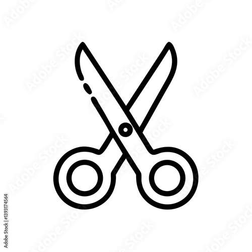 Scissors Icon for Creativity and Crafting Topics