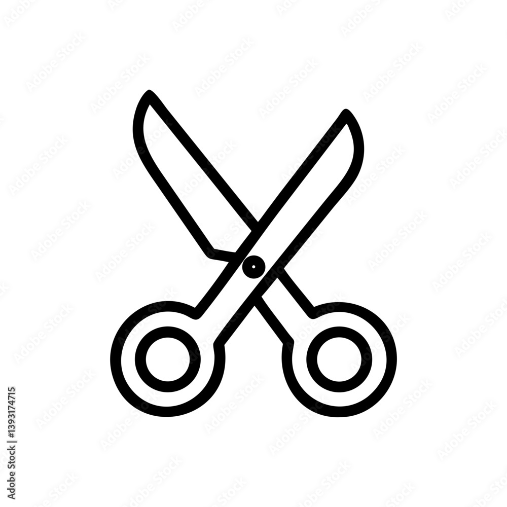 Scissors Icon for Creativity and Crafting Topics Scissors Icon for Creativity and Crafting Topics