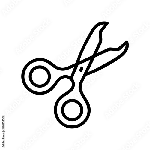 Scissors Icon for Creativity and Crafting Topics