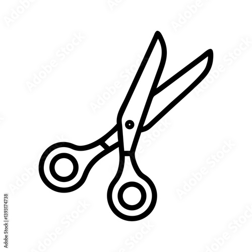 Scissors Icon for Creativity and Crafting Topics