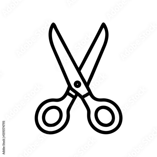 Scissors Icon for Creativity and Crafting Topics