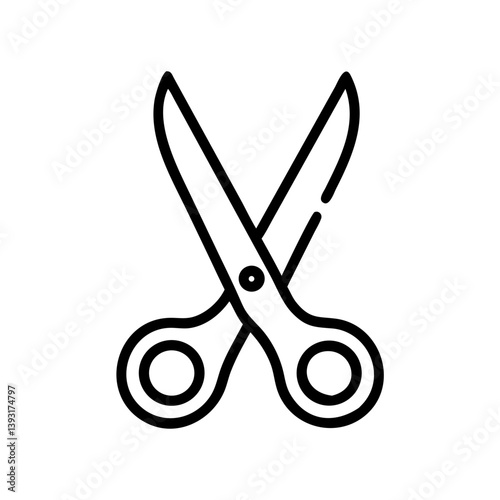 Scissors Icon for Creativity and Crafting Topics